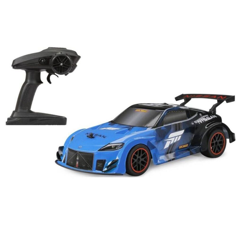 Open Box - New Bright -  Remote Control 1:14 Scale 4x4 Nissan Fo Blue